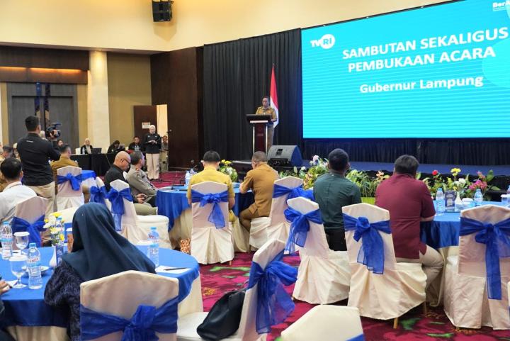 Pemprov Lampung Dorong TVRI Jadi Etalase Kemajuan Desa dan Media Publik Tepercaya di Era Digital